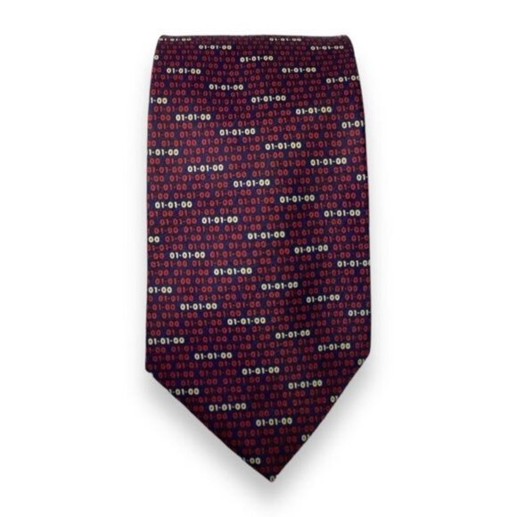 VTG 01-01-00 Mens The Mark of the Millennium Y2K Handmade Necktie - Picture 3 of 6